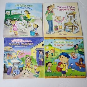 Night Before Books by Natasha Wing Set Of 4